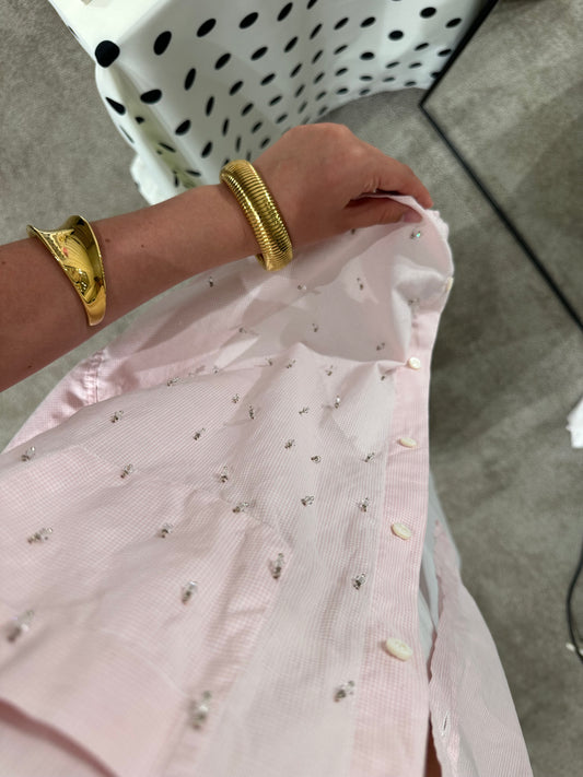 COTTON SHIRT “CRYSTAL ROSE”
