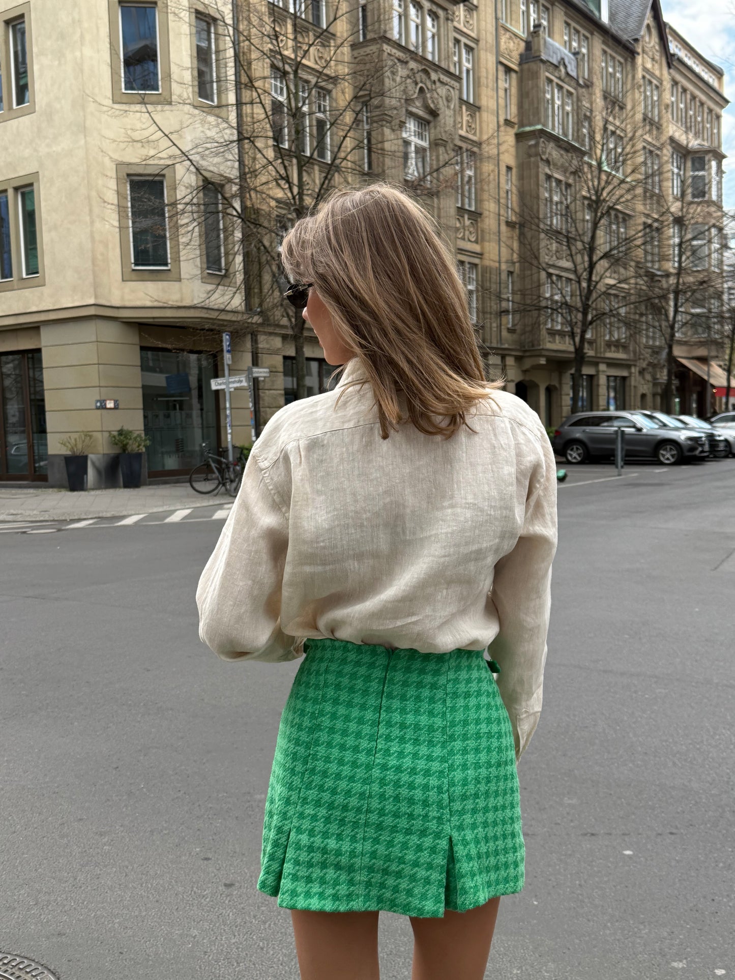 LINEN SHIRT “MATCHA LATTE”