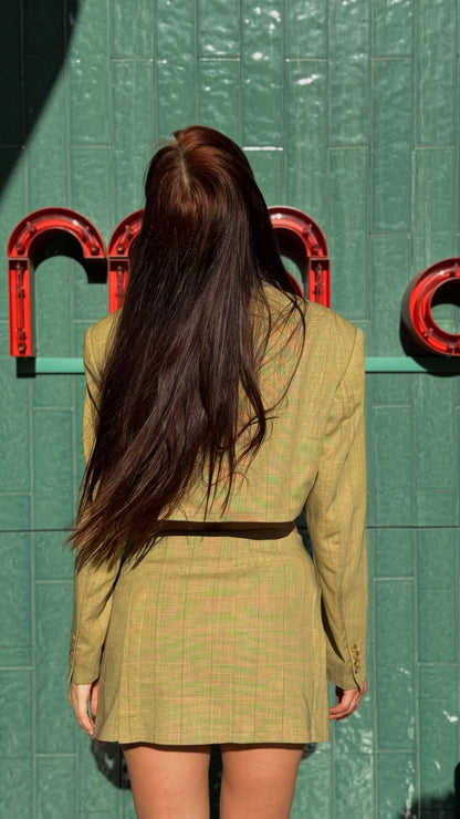 SUIT “COGNAC DIAMOND”