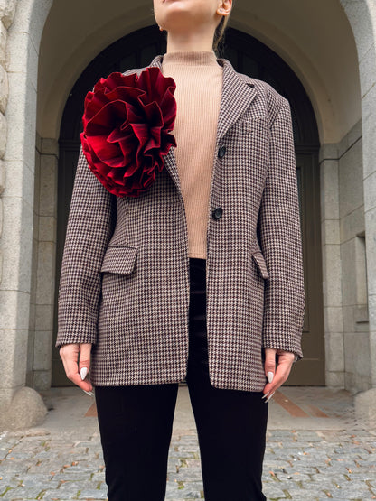 FITTED BLAZER “RED MOON”