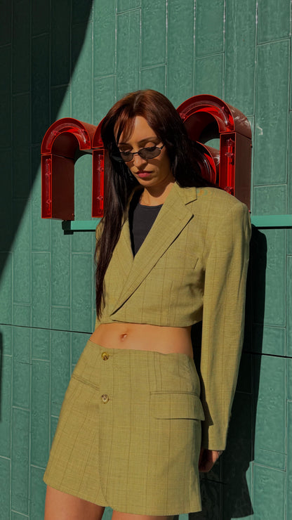 SUIT “COGNAC DIAMOND”