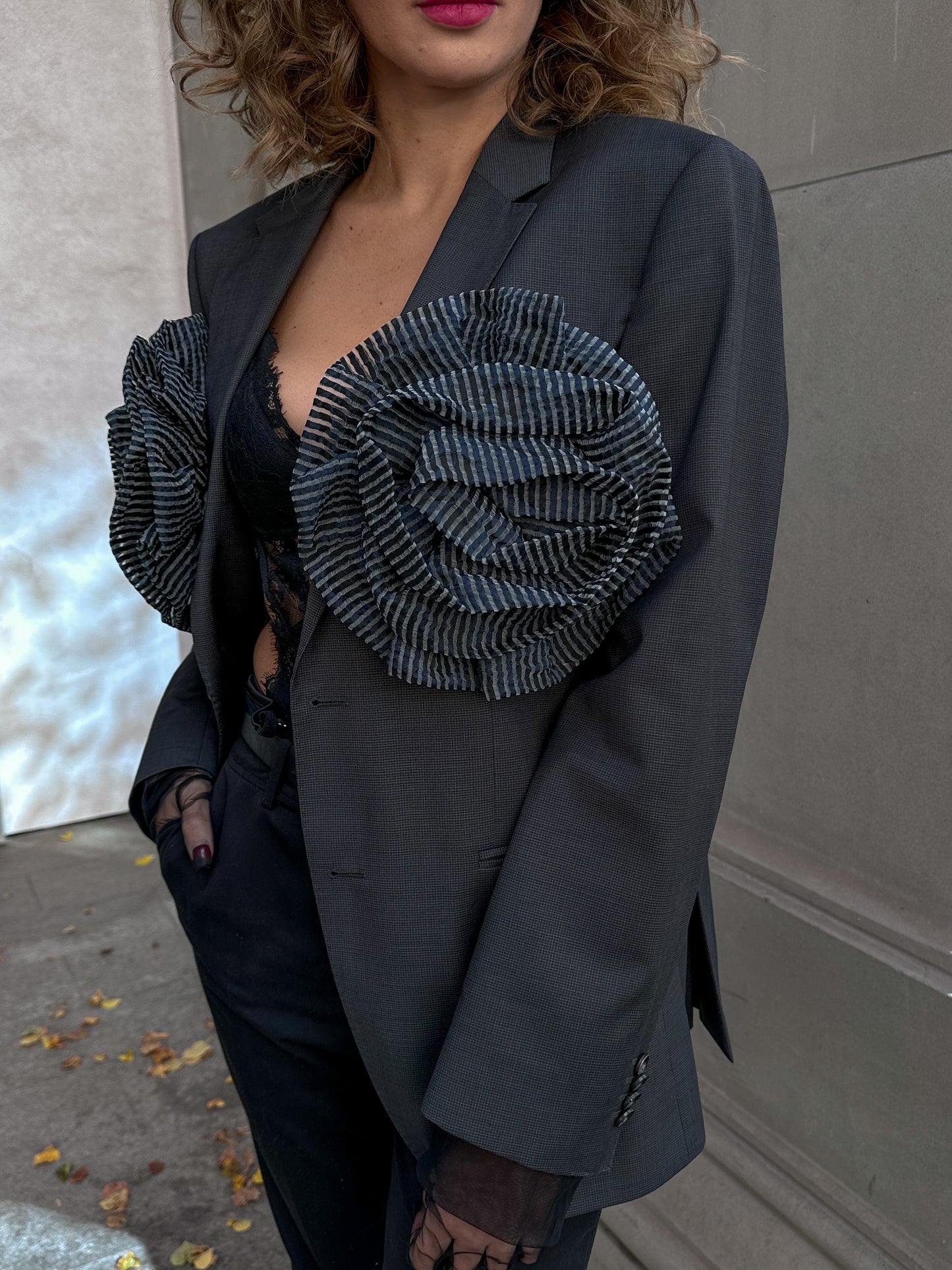 OVERSIZED BLAZER “BLACK DIAMOND”