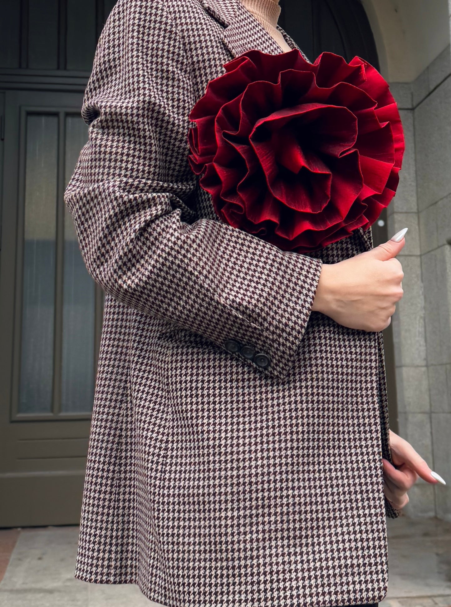 FITTED BLAZER “RED MOON”
