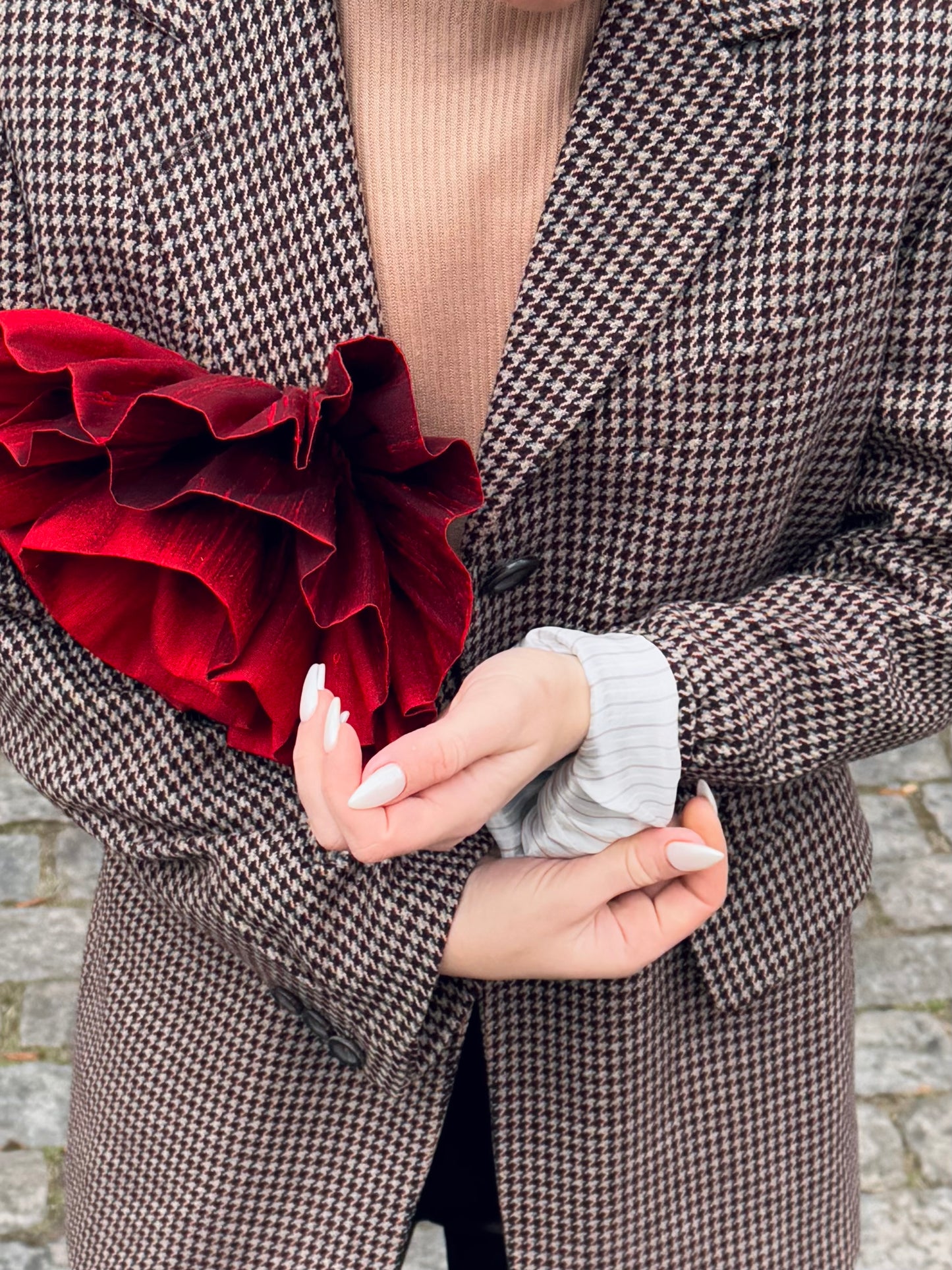 FITTED BLAZER “RED MOON”