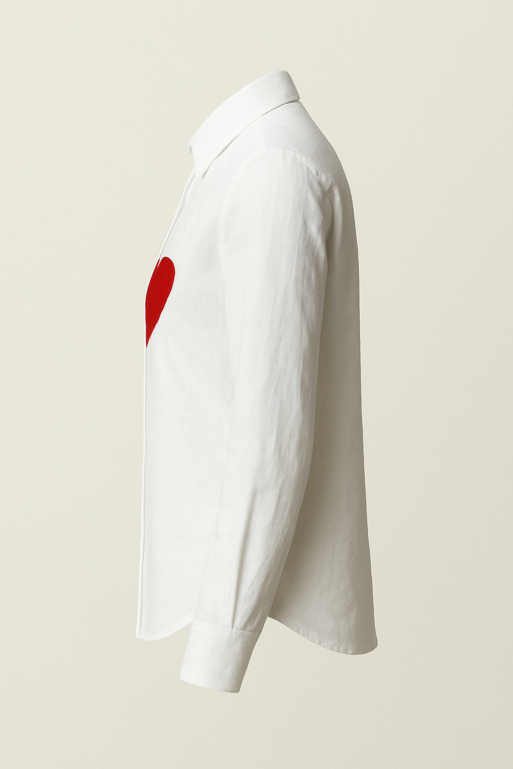 LINEN SHIRT “CHERRY HEART”